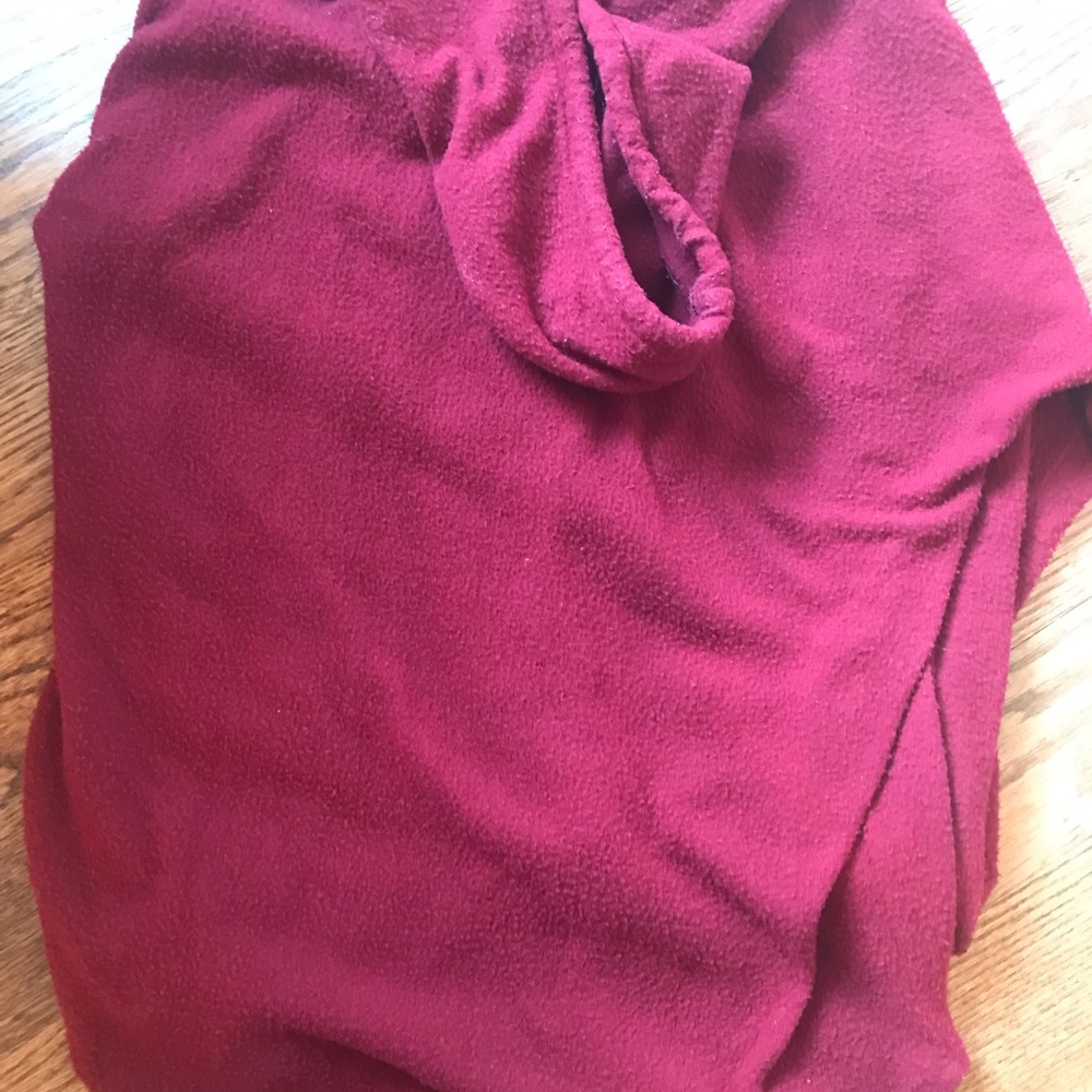 Red Draw String Hoodie - Picture 3 of 4